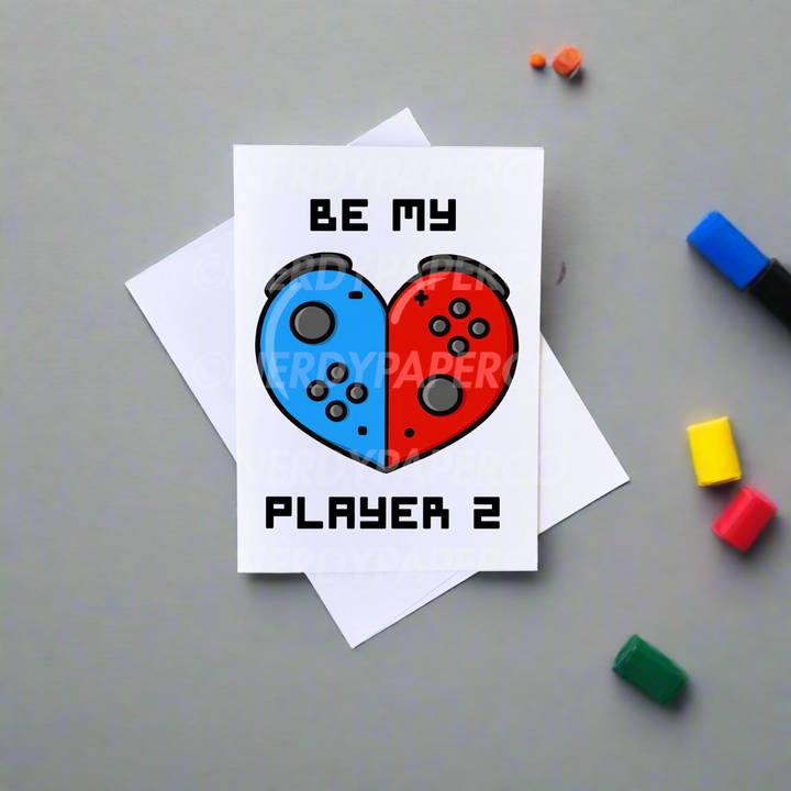Be My Player 2 | Hand Drawn Card