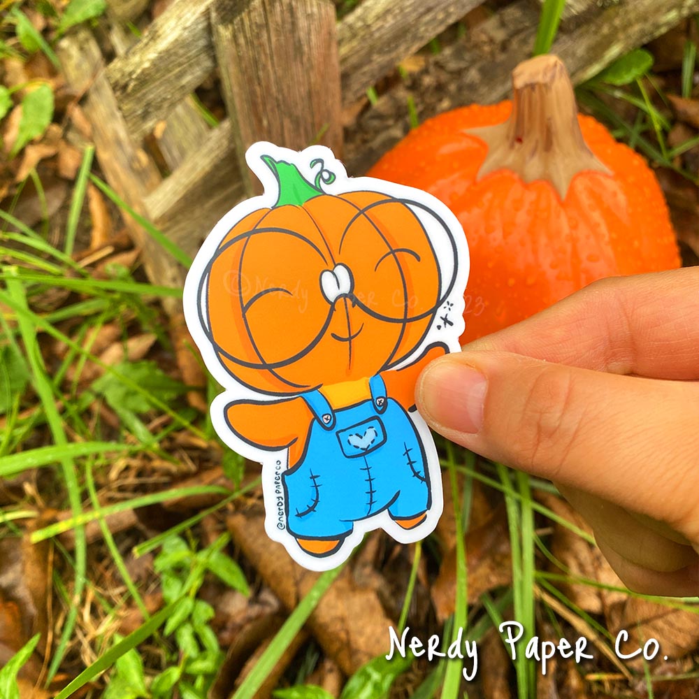 Cheerful Jack - Hand Drawn Waterproof Vinyl Sticker