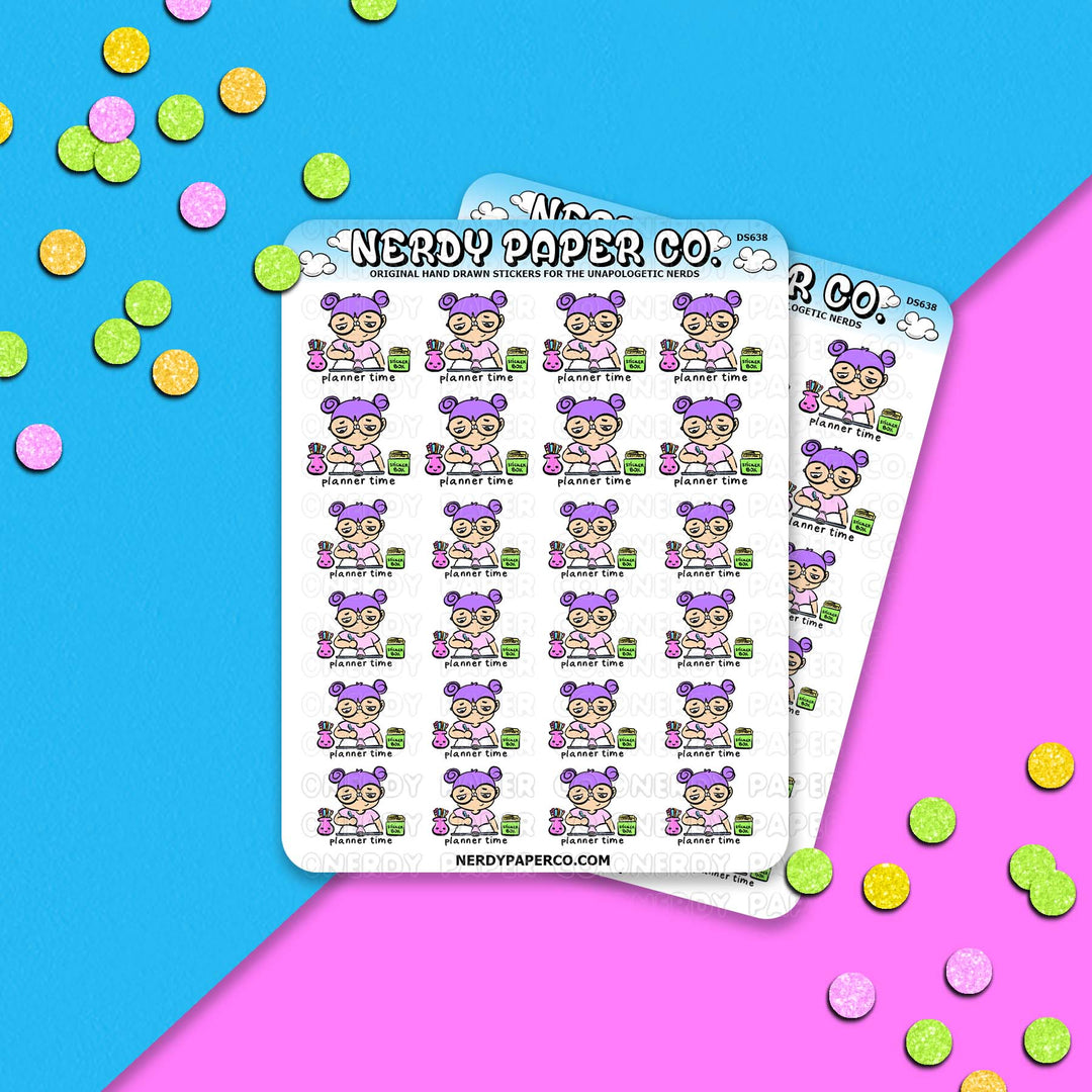 Planner Time Kayla - Hand Drawn Sticker Sheet - Deco | DS638