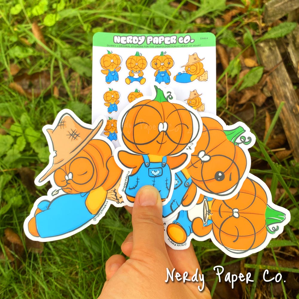 Jack the Pumpkin Sticker Set