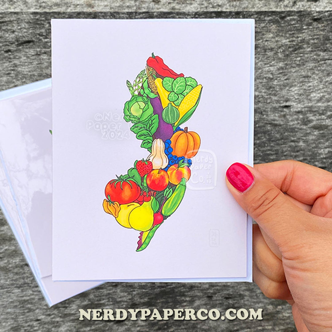 Jersey Grown | Hand Drawn Greeting Card
