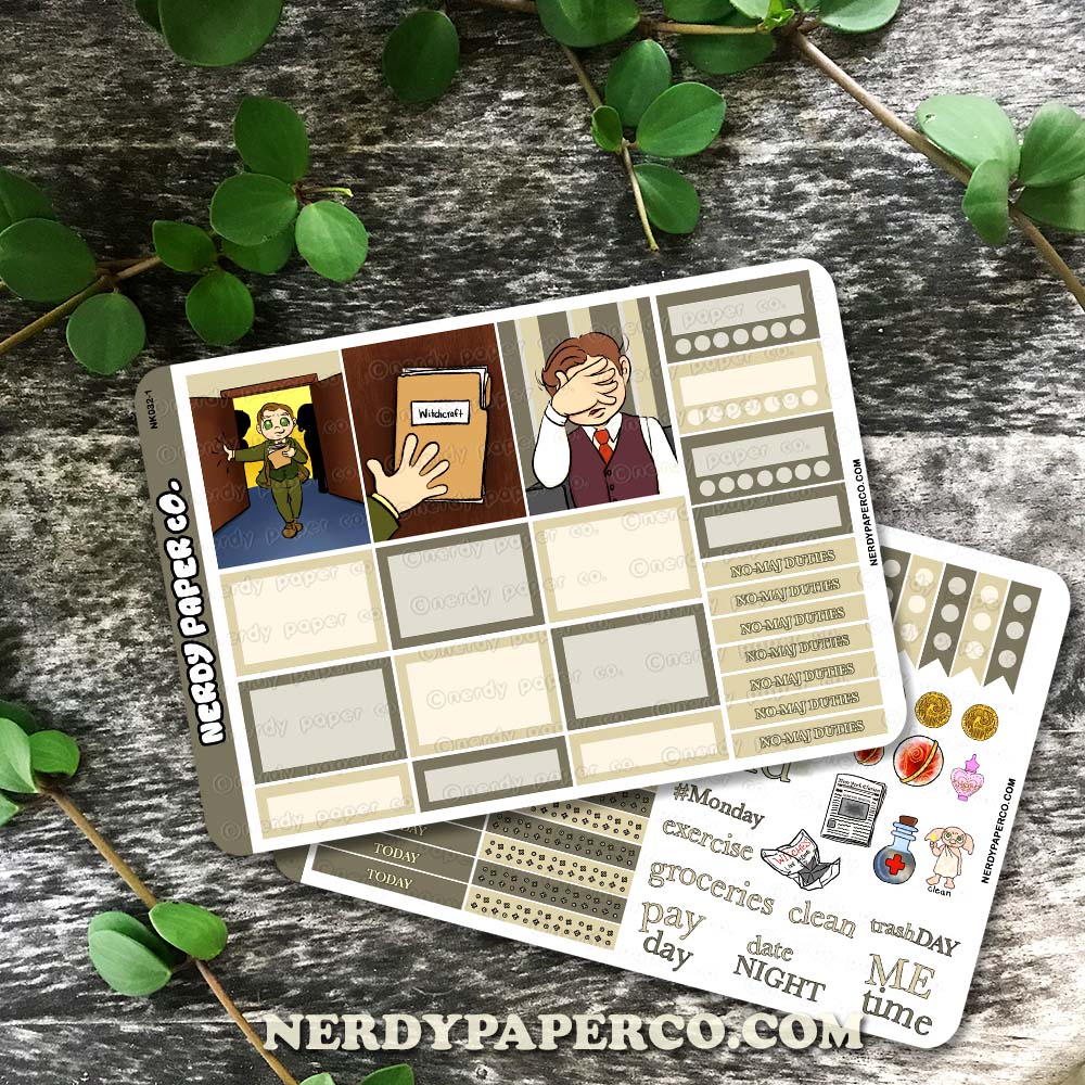 Here He Goes Again | Hand Drawn Mini Sticker Kit