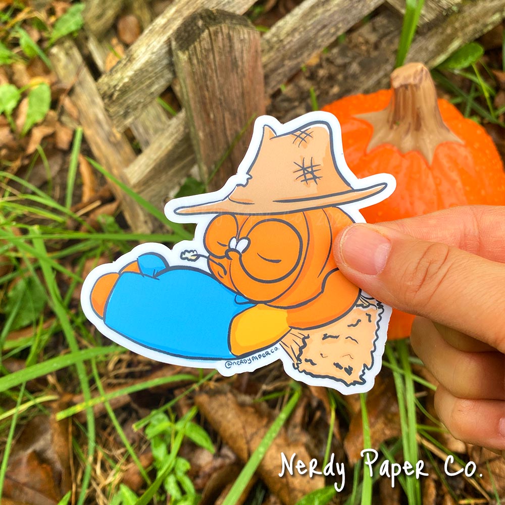 Sleepy Jack - Hand Drawn Waterproof Vinyl Sticker