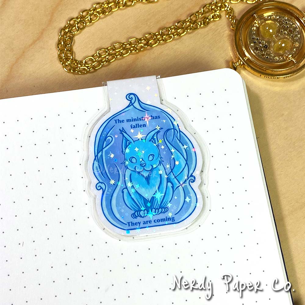 They are Coming. | Hand Drawn Laminated Magnetic Bookmark- MB020