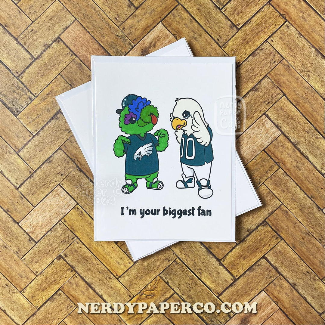 Your Biggest Fan | Hand Drawn Greeting Card