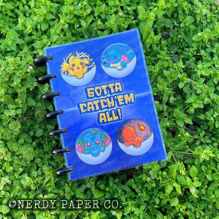 Gotta Catch-Em All! - REUSABLE STICKER COLLECTOR BOOK