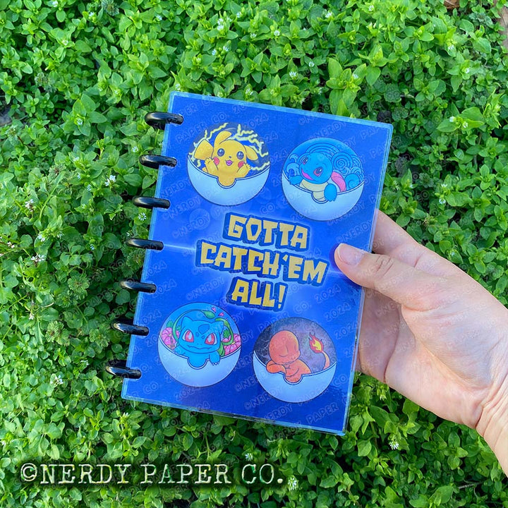 Gotta Catch-Em All! - REUSABLE STICKER COLLECTOR BOOK