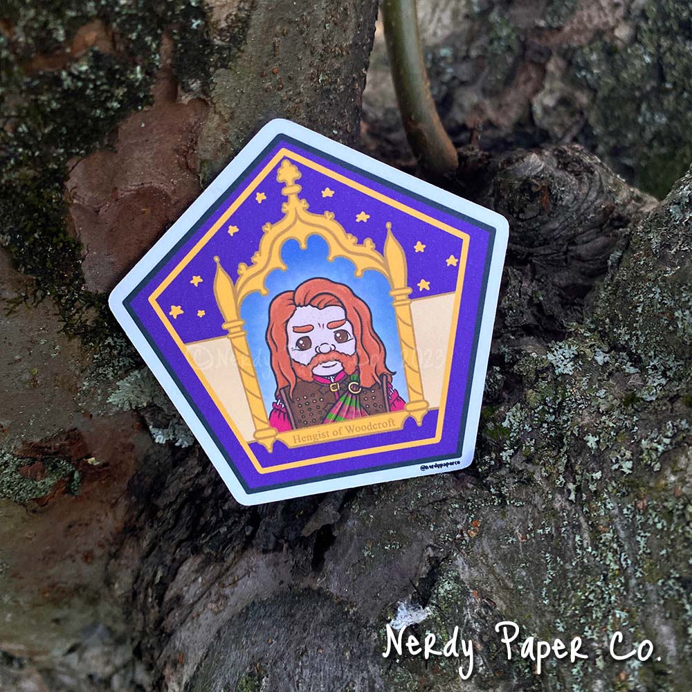 CHOCO FROG NO. 33 | Magical Leader - Hand Drawn Wizard Diecut