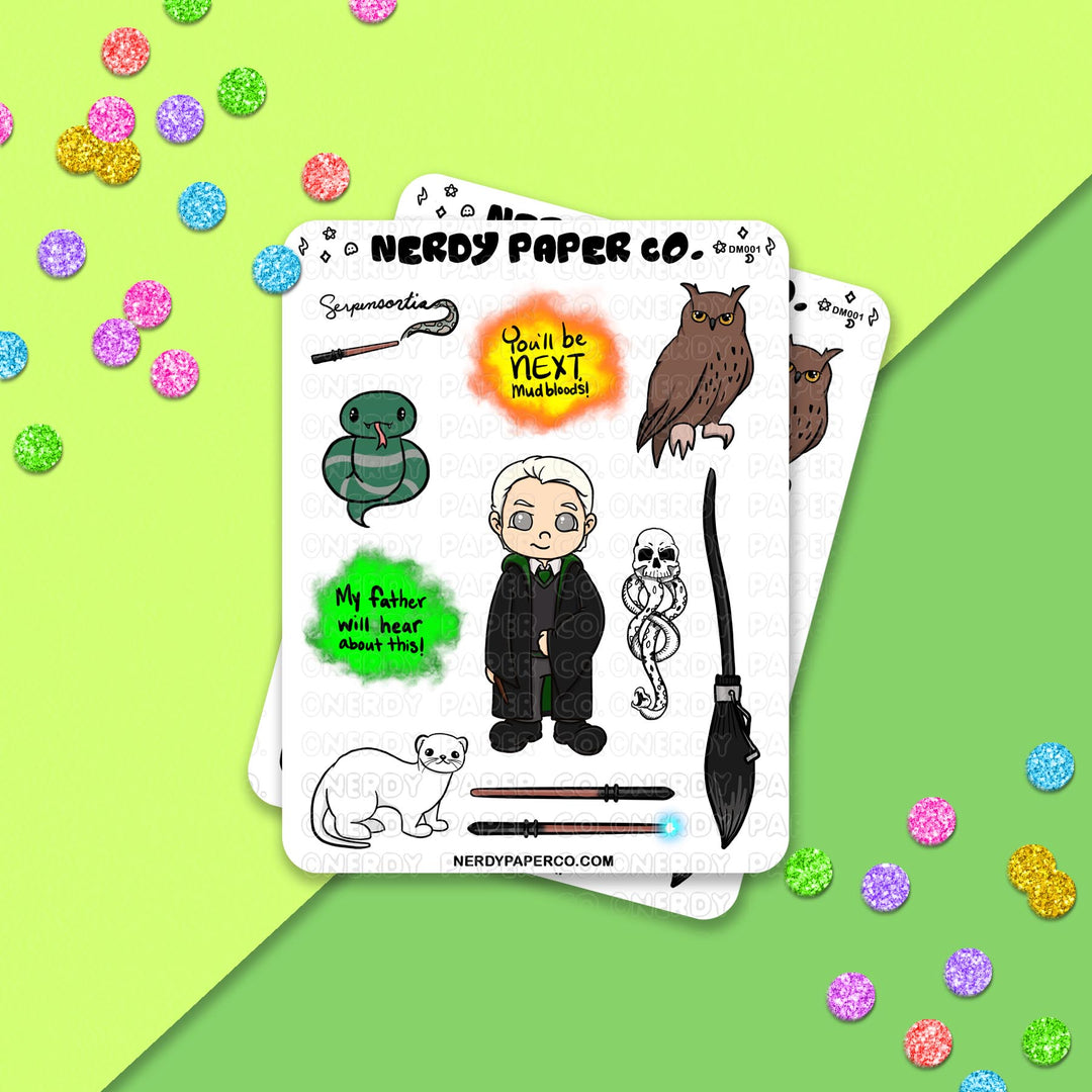 Proud Wizard Sampler | Hand Drawn Stickers - Deco | DM001