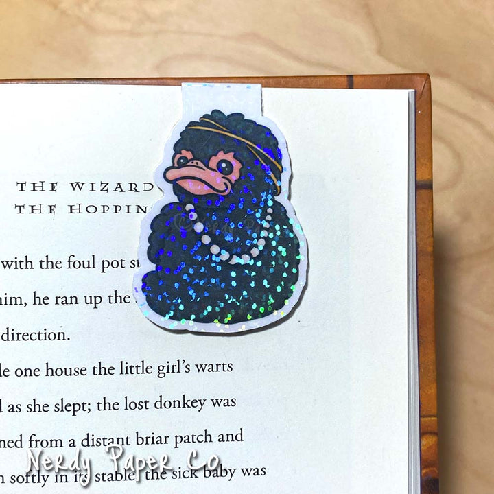 Fancy Teddy | Hand Drawn Magnetic Bookmark- MB022