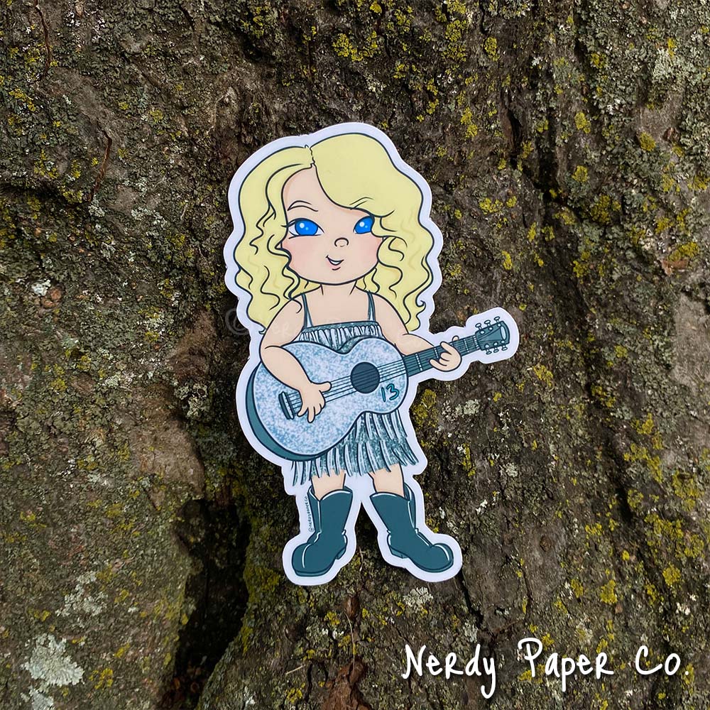 Fearless Tay - Hand Drawn Waterproof Vinyl Sticker