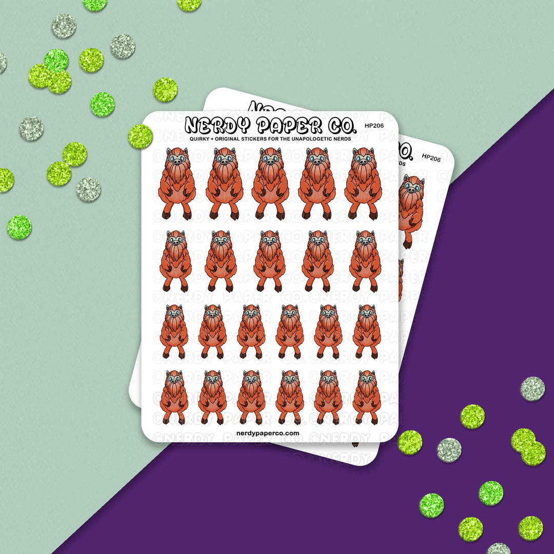 Horse Guardian | Magical Creature #35- Hand Drawn Vinyl Sticker Sheet