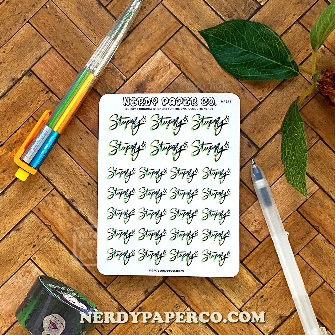 Stunning Spell - Hand Drawn Vinyl Sticker Sheet