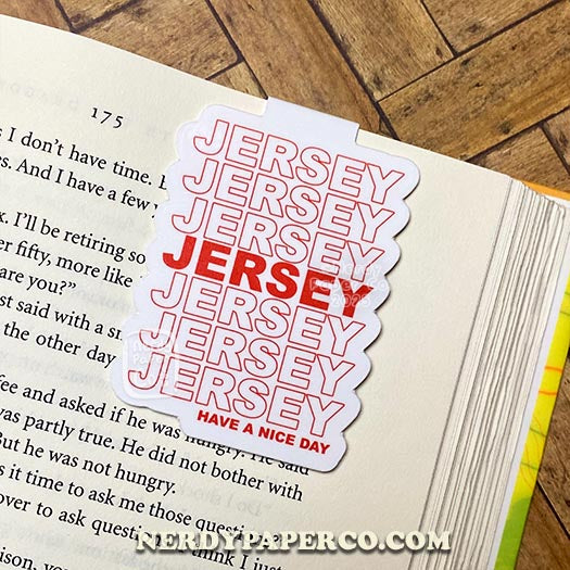 Jersey - Hand Drawn Magnetic Bookmark
