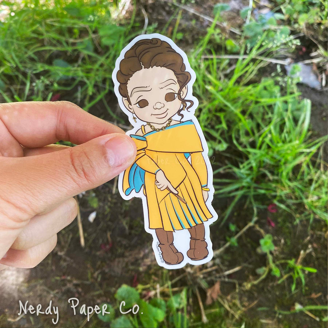 Leading Witch - Hand Drawn Waterproof Vinyl Sticker