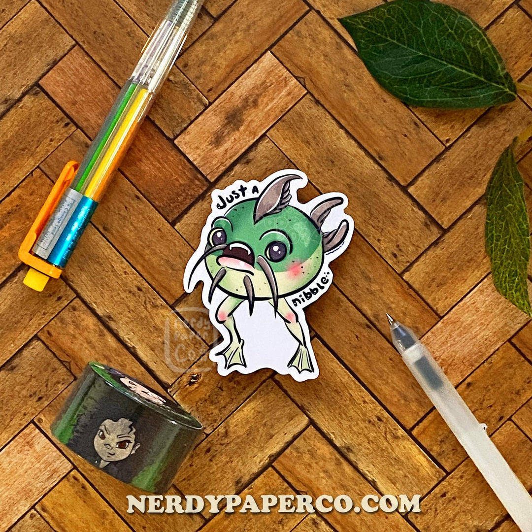 Magical Fish | Magical Creature #37 - Hand Drawn Waterproof Vinyl Sticker
