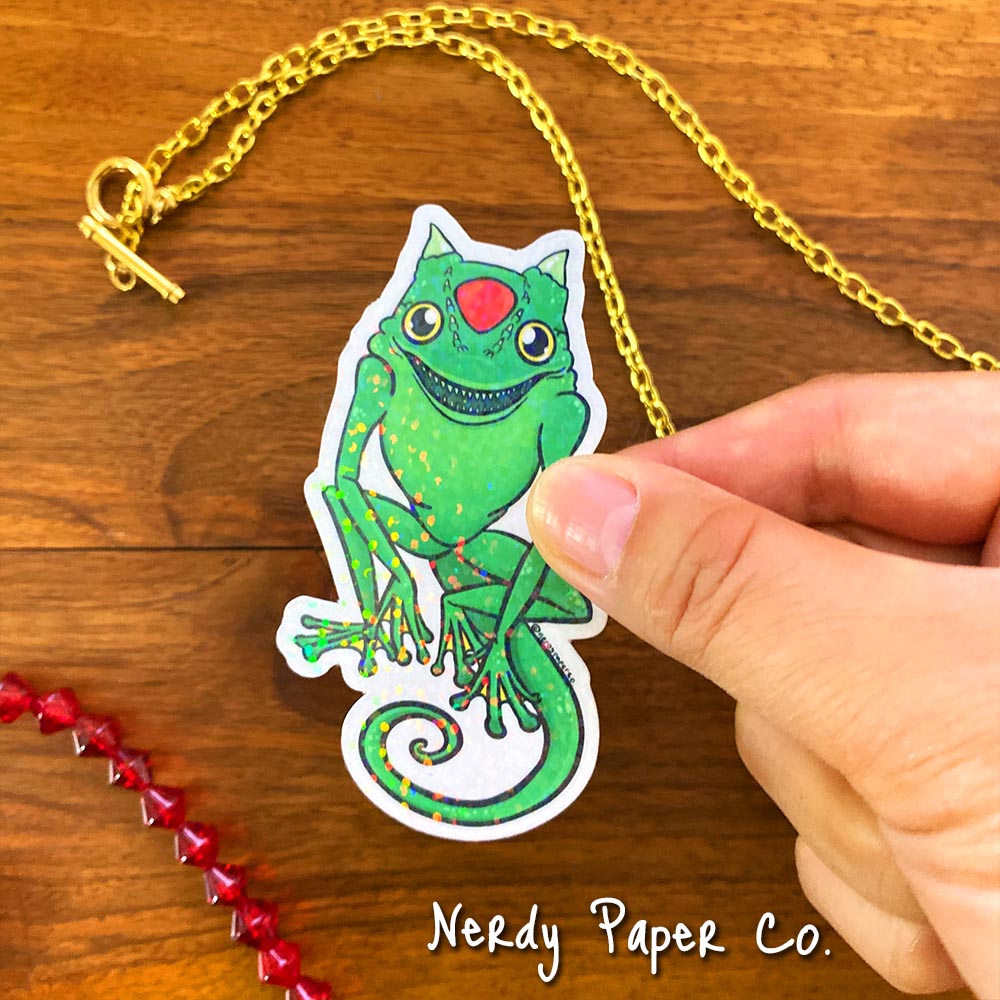 Magical Tree Creature | Magical Creature #31 - Hand Drawn Wizard Holo Diecut