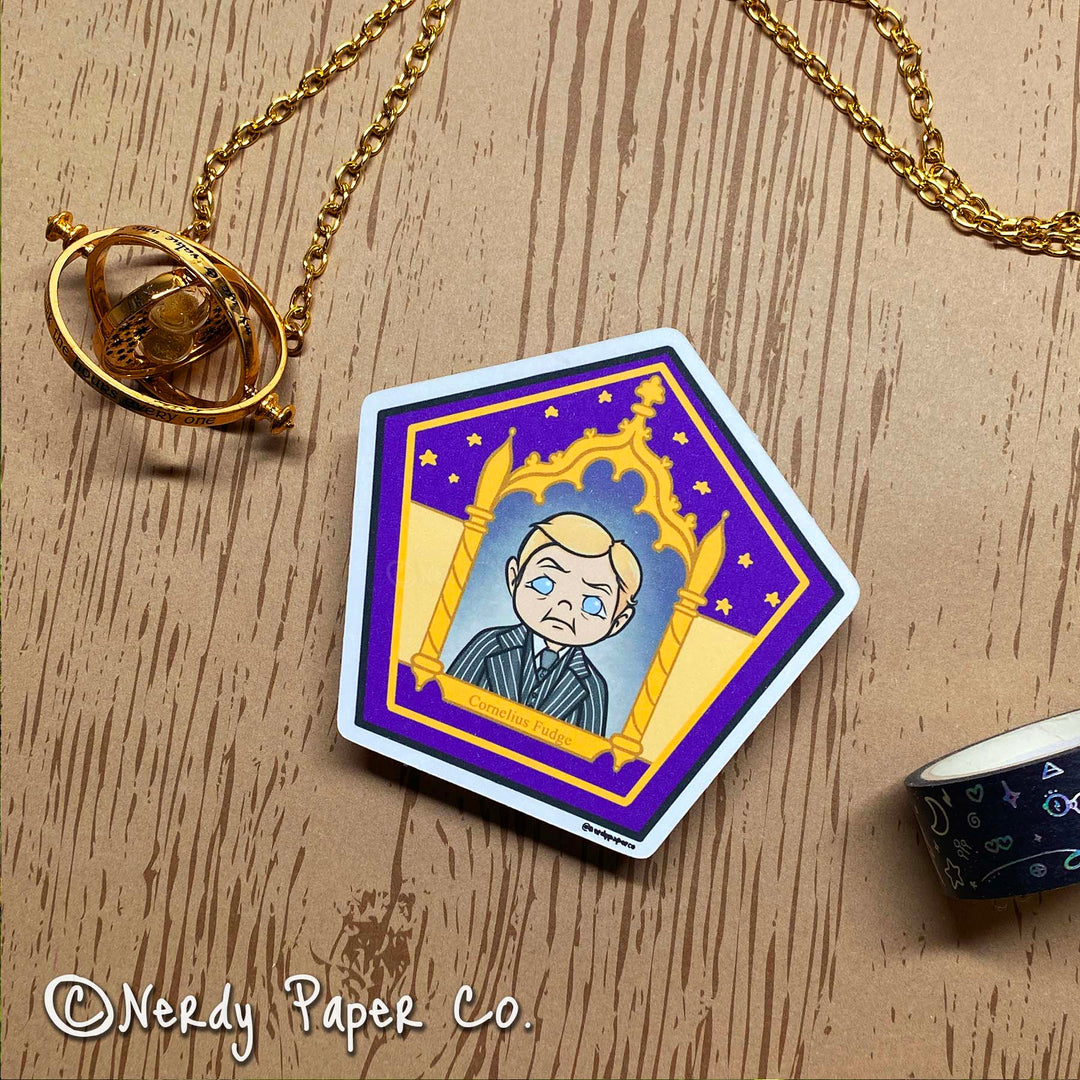 CHOCO FROG NO. 32 | Magical Leader - Hand Drawn Waterproof Wizard Vinyl Sticker