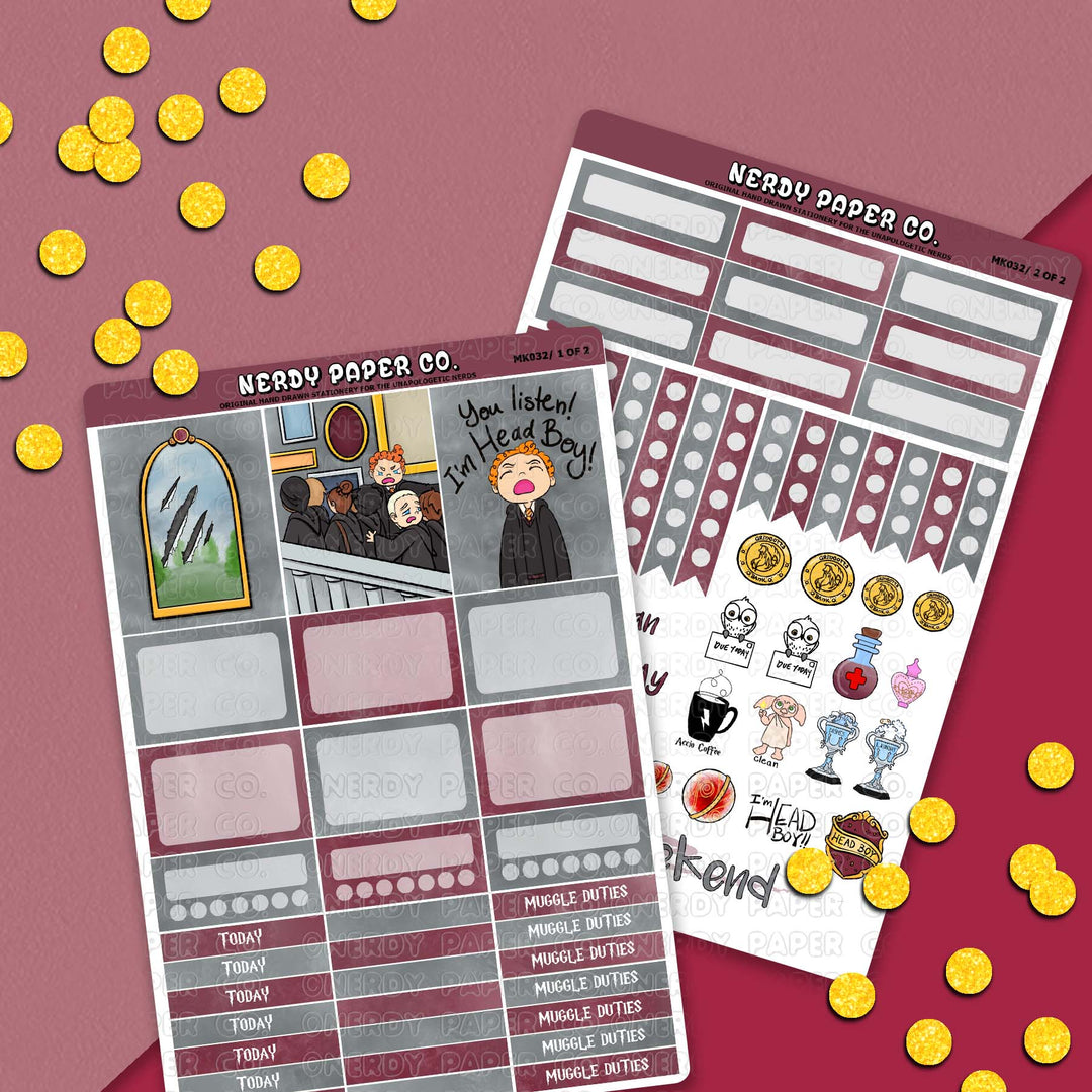 I'm Head Boy! | Mini Kit - Hand Drawn Stickers | MK032