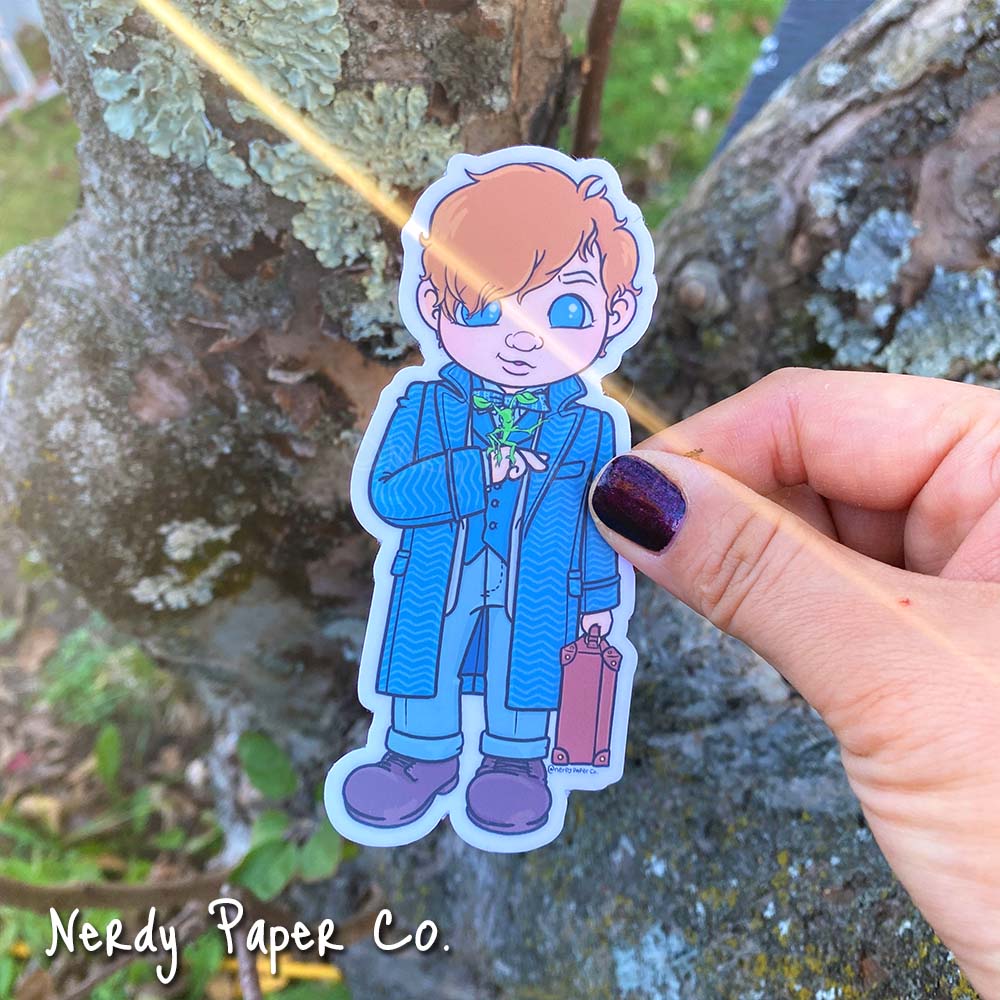 Magical Zoologist 2.0 - Hand Drawn Vinyl Sticker