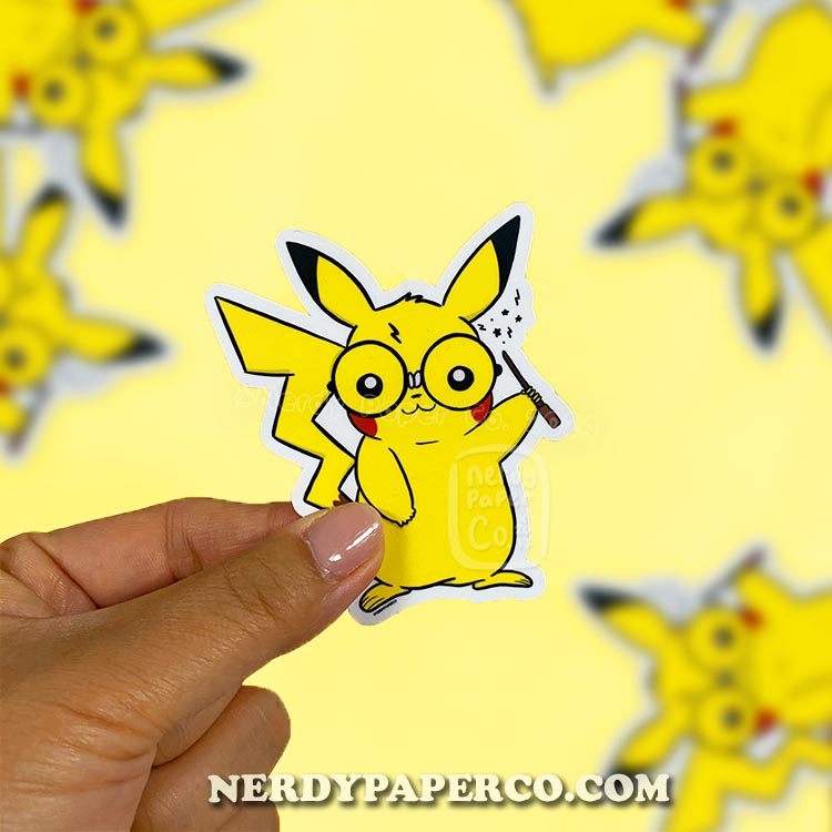 PIKAPOTTER - Hand Drawn Vinyl Sticker