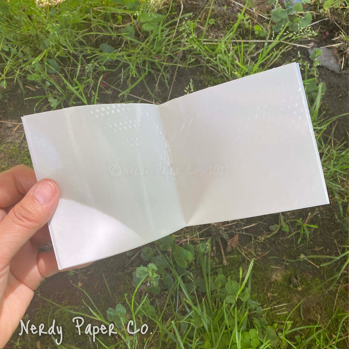 Psychedelic Snail Reusable Sticker Notebook