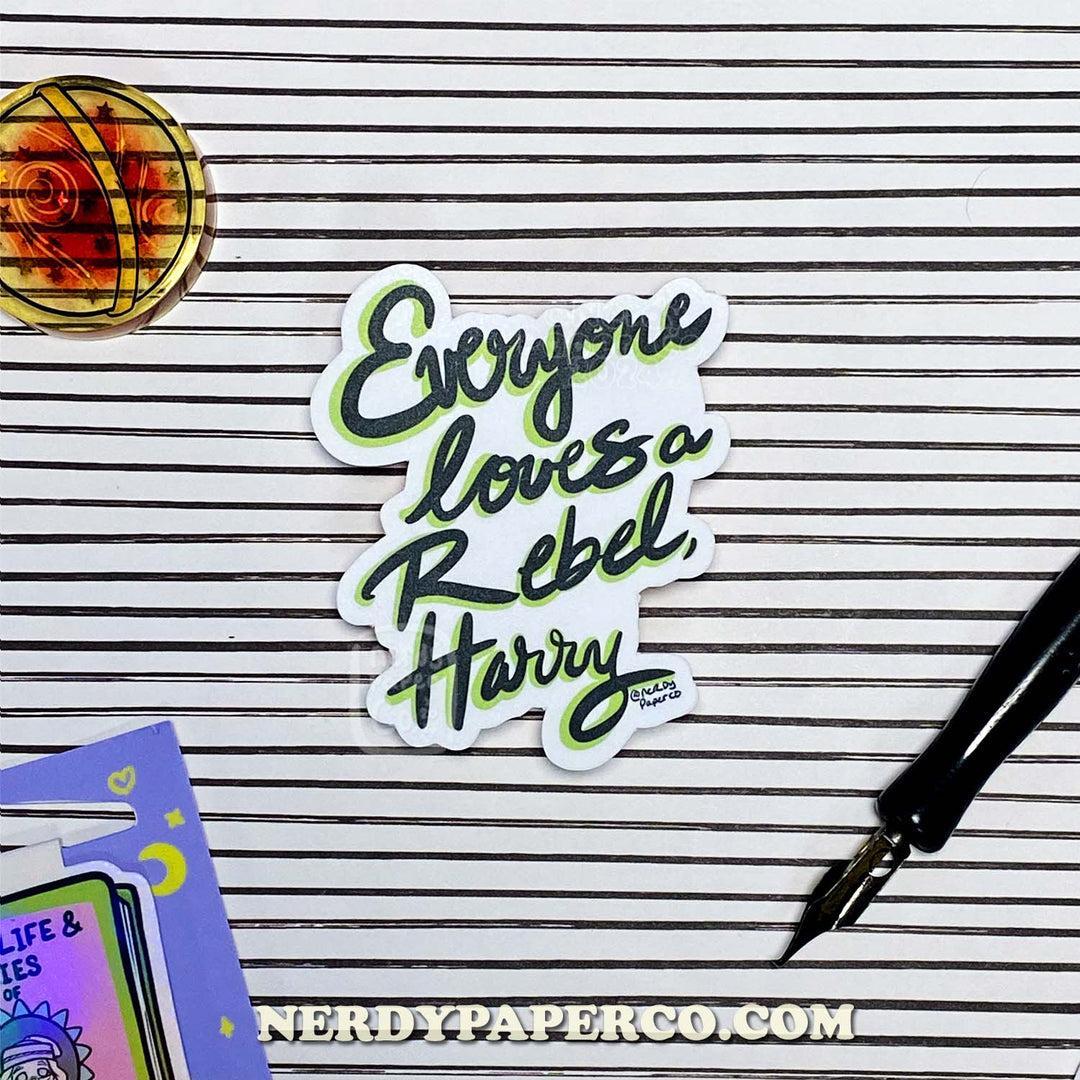 Rebel Harry - Hand Drawn Waterproof Vinyl Sticker