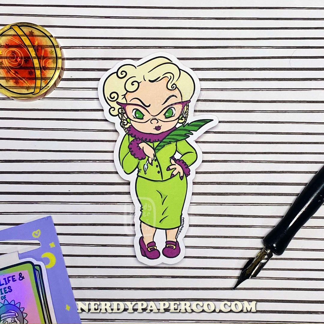 Gossip Witch - Hand Drawn Waterproof Vinyl Sticker