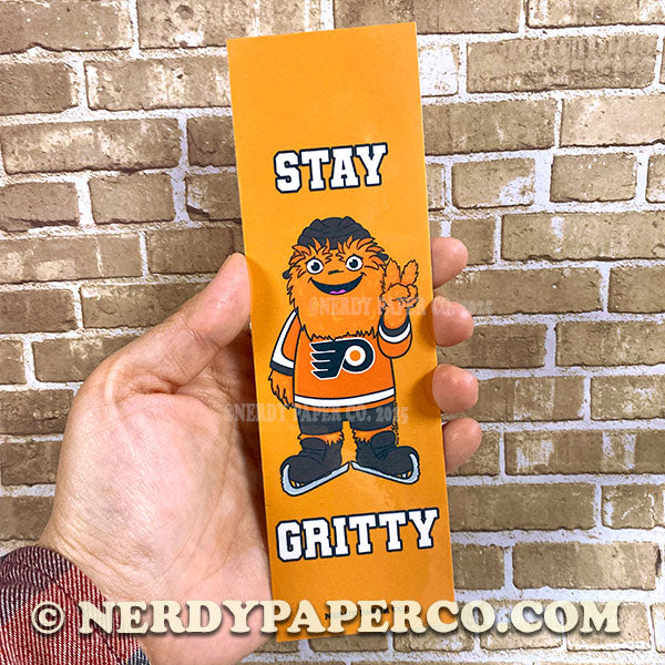 Stay Gritty | Hand Drawn Bookmark
