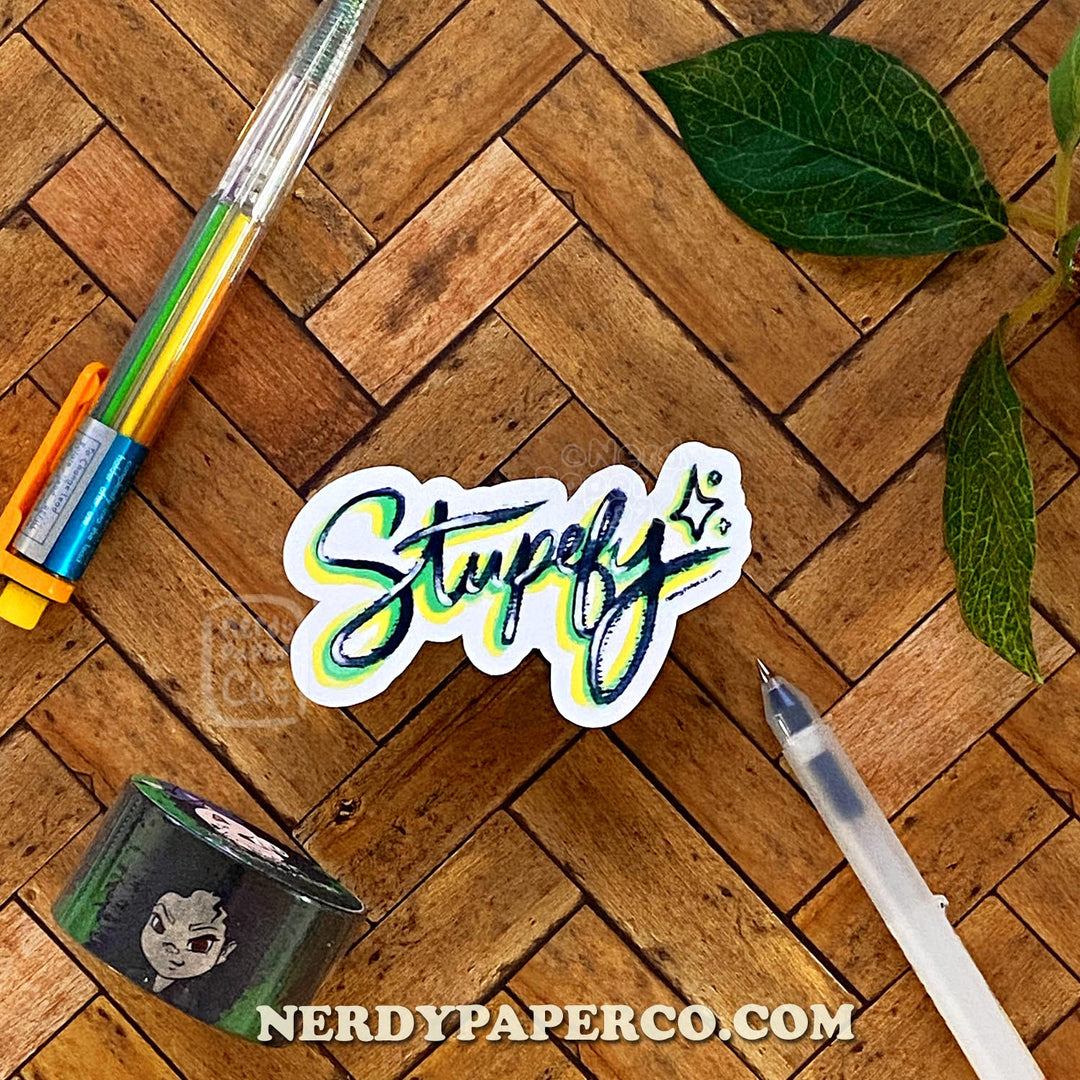 Stunning Spell - Hand Drawn Waterproof Vinyl Sticker