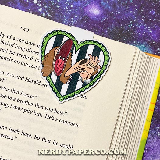 True Love - Hand Drawn Magnetic Bookmark