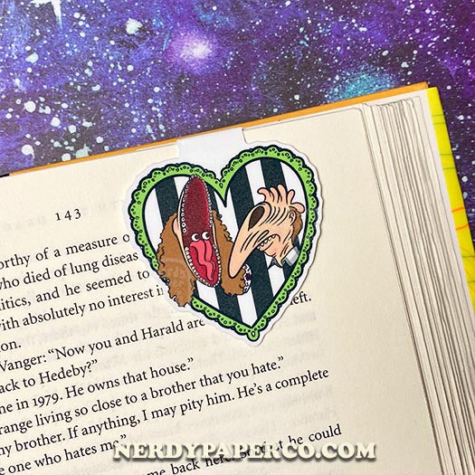 True Love - Hand Drawn Magnetic Bookmark