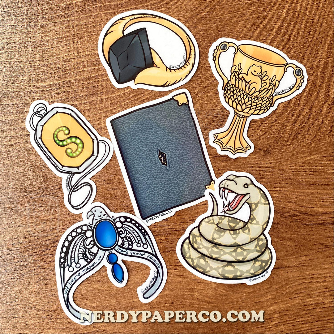 The Cursed Objects - Waterproof Vinyl Sticker Set