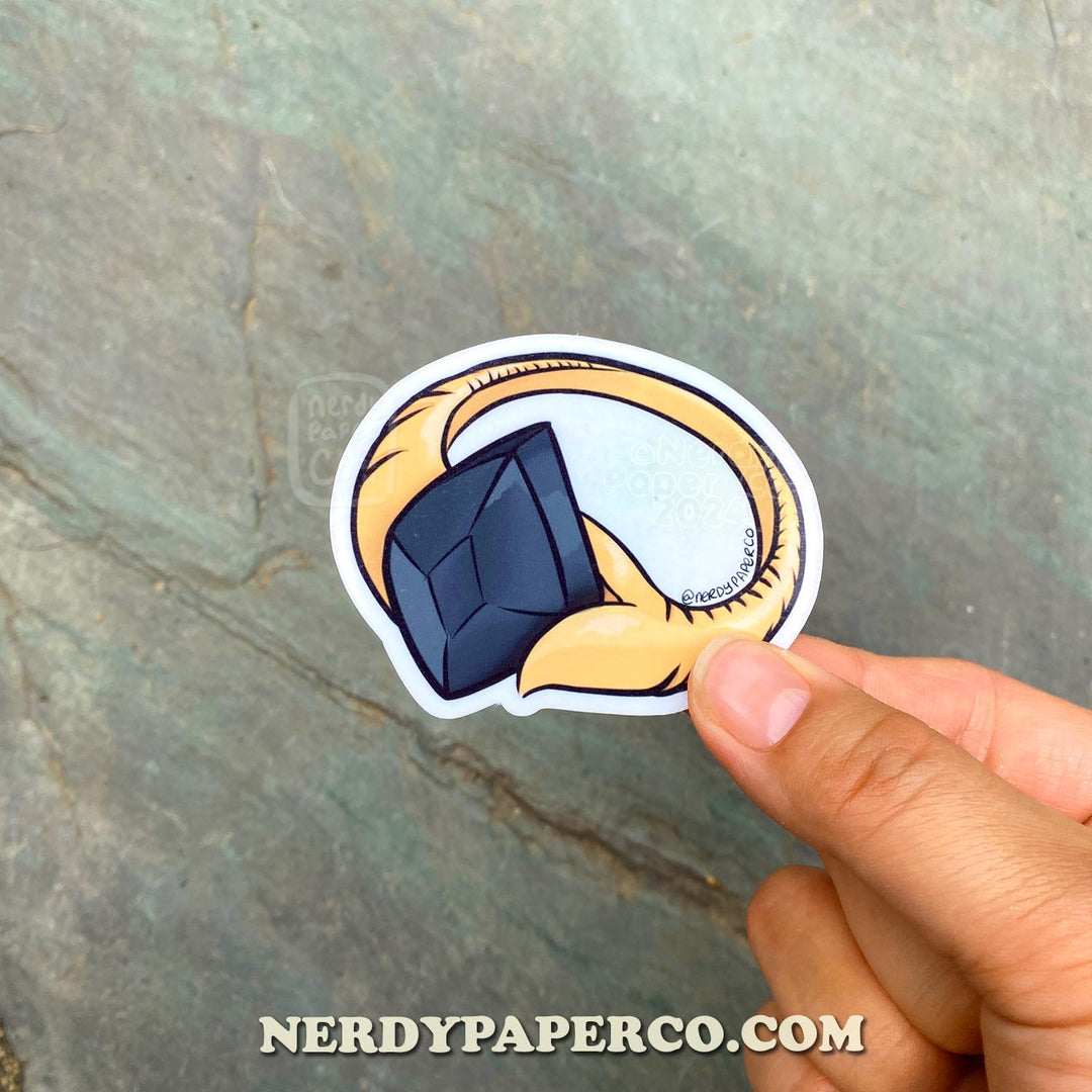 Cursed Ring - Hand Drawn Waterproof Vinyl Sticker