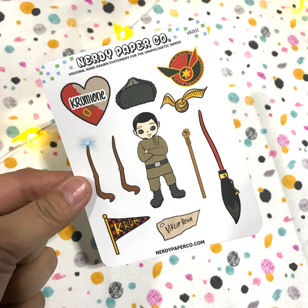 KRUM SAMPLER - Hand Drawn Stickers - VK001