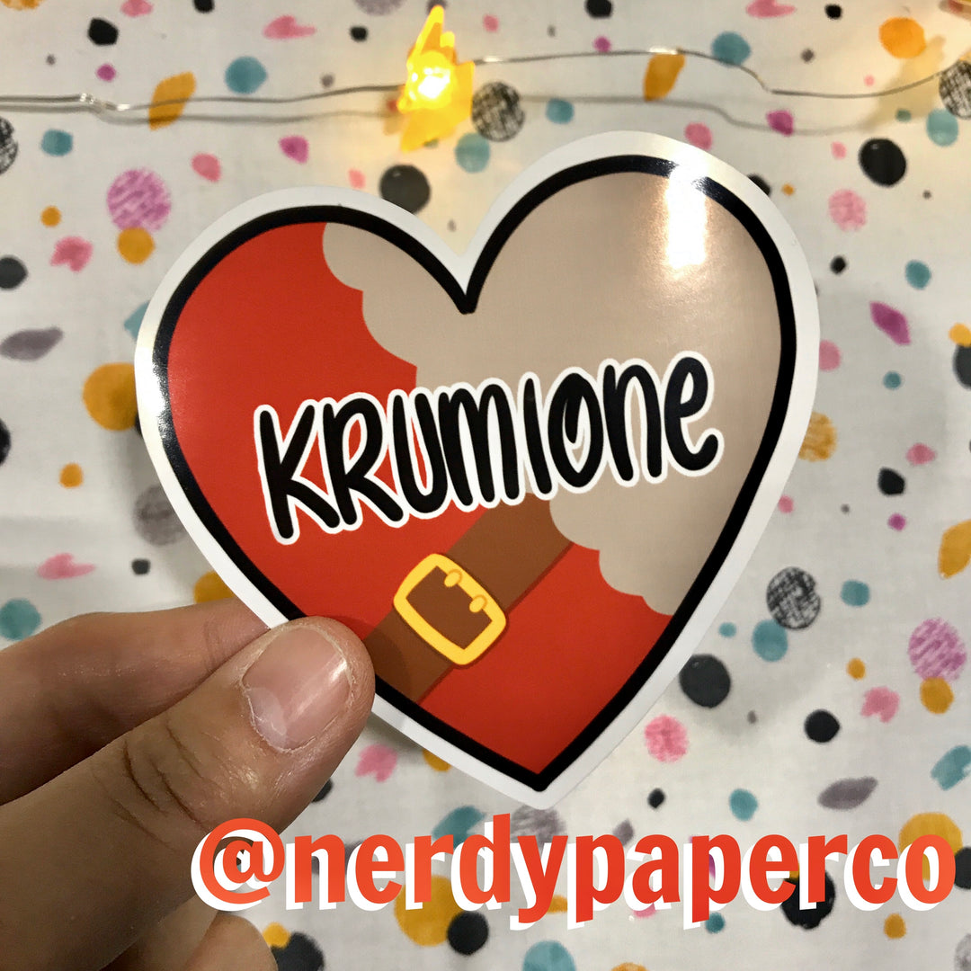 KRUMIONE - Hand Drawn Waterproof Vinyl Sticker