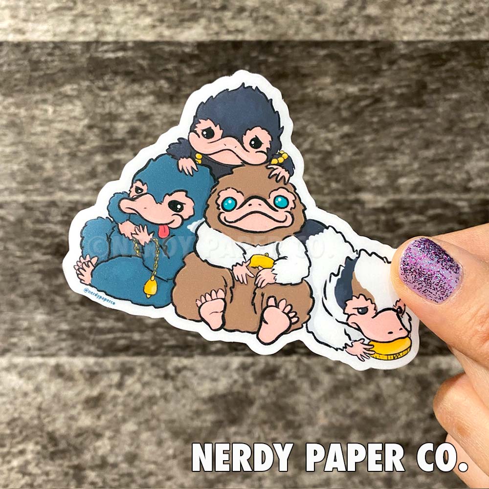 Mustketniffs | MAGICAL CREATURE #20 - Hand Drawn Waterproof Vinyl Sticker