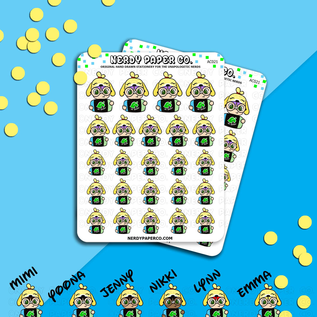 AC AND CHILL - Hand Drawn Planner Stickers - Deco -AC021