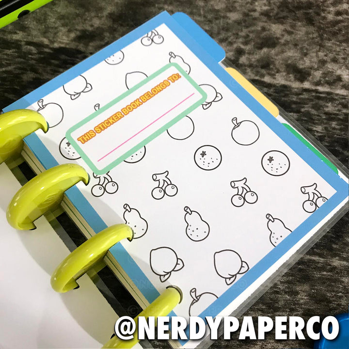 AC MICRO - REUSABLE STICKER COLLECTOR BOOK