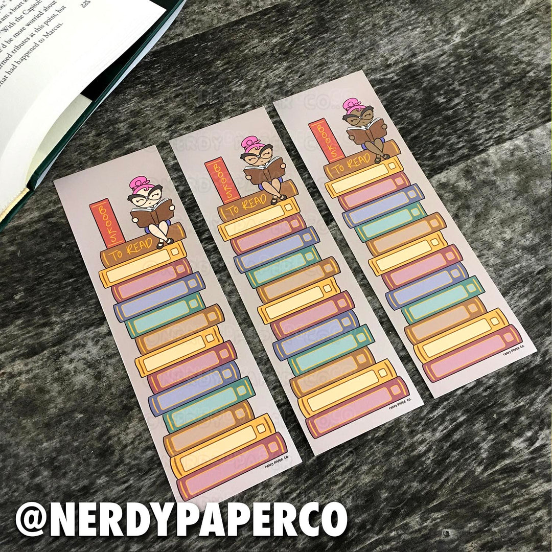BOOKS TO READ | Hand Drawn Bookmark Tracker