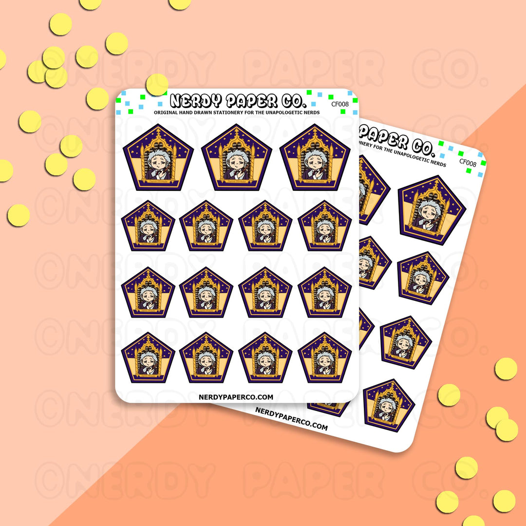 THE WANDMAKER - CHOCO FROG - Hand Drawn Stickers - Deco - CF008