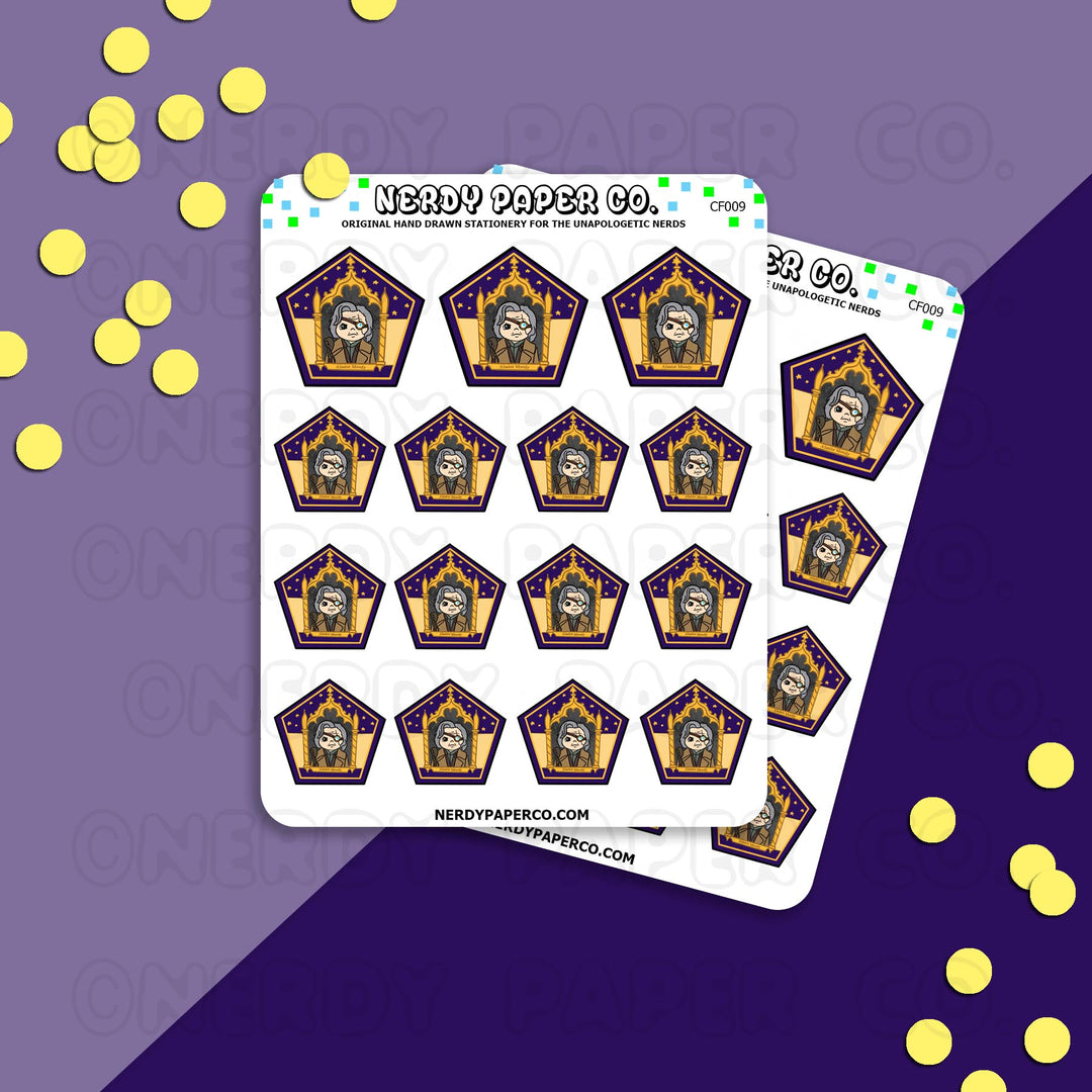 MAD EYE - CHOCO FROG - Hand Drawn Stickers - Deco - CF009