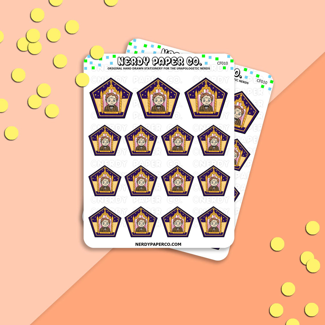 CHOCO FROG NO. 10 - Hand Drawn Vinyl Sticker Sheet - CF010