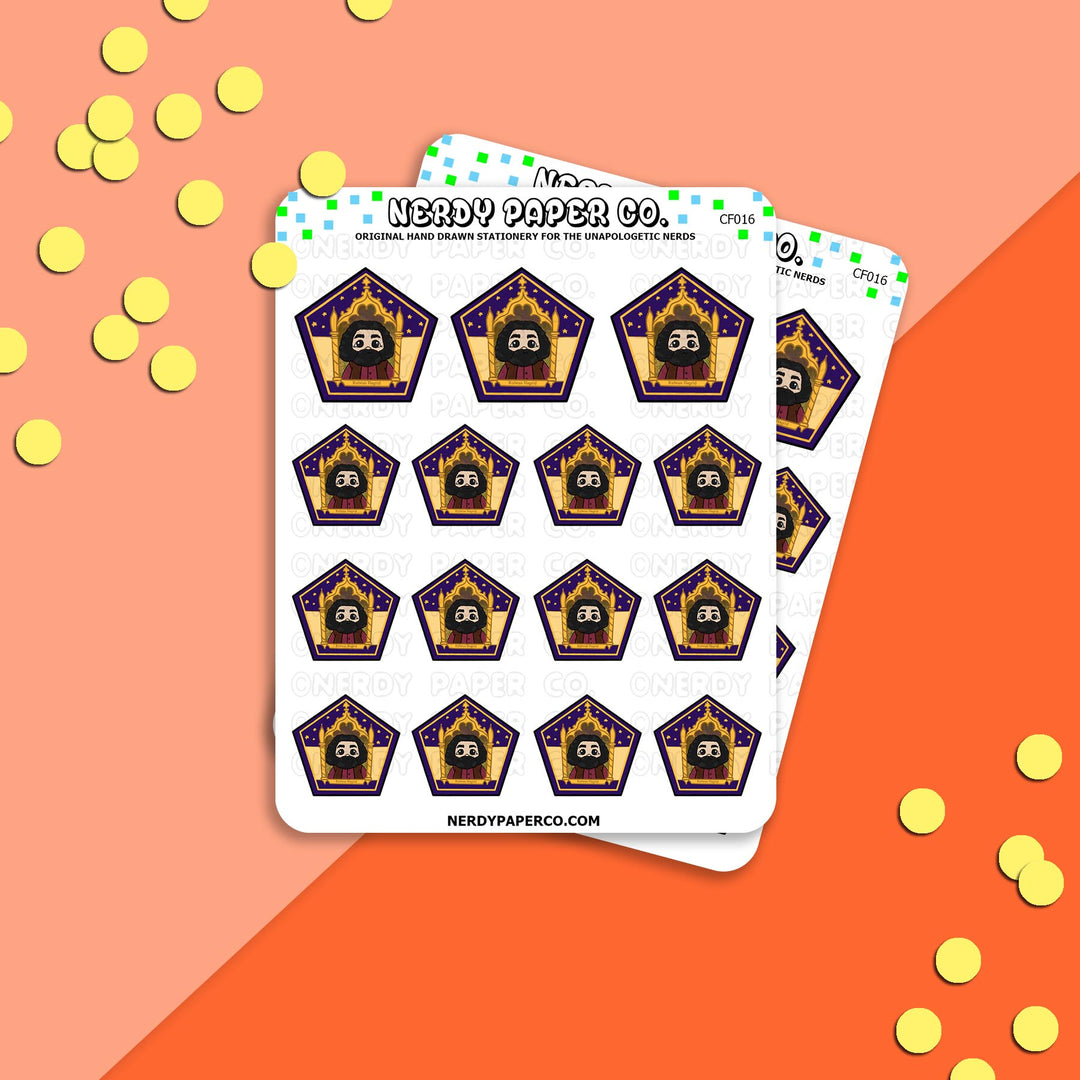 CHOCO FROG NO. 16 - Hand Drawn Vinyl Sticker Sheet - CF016