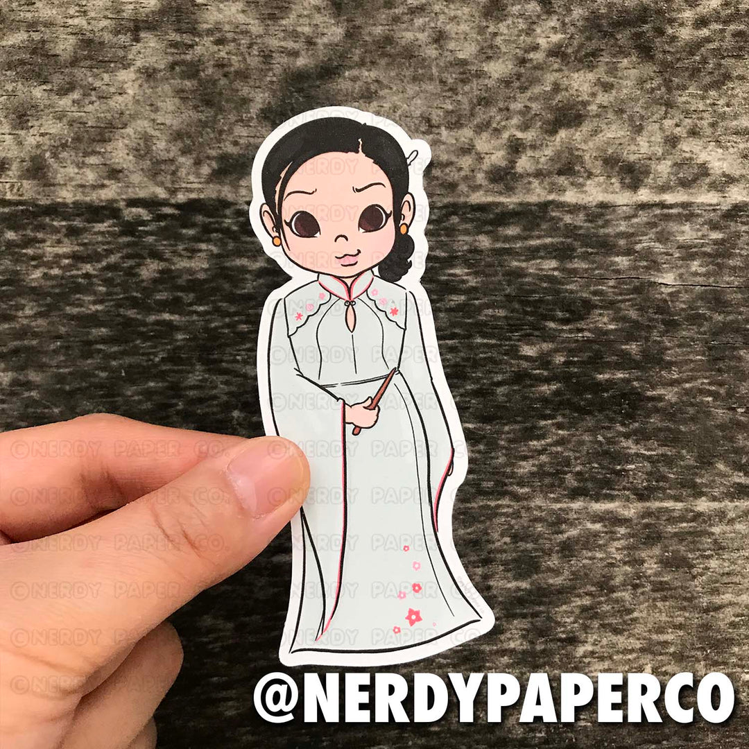Cho | Hand Drawn Wizard Waterproof Vinyl Sticker