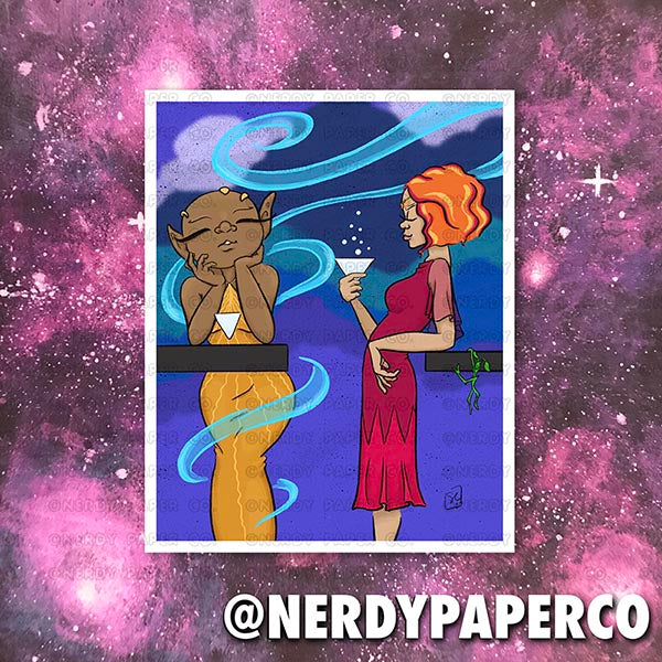 Untitled | Hand Drawn Wizard Art | Art Print