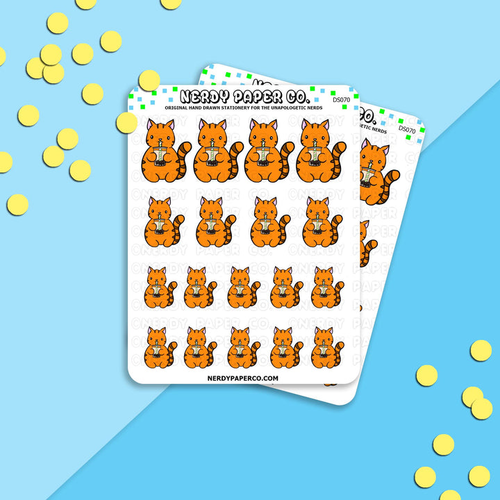 SUKI ♥ BOBA - Hand Drawn Planner Stickers - DS070