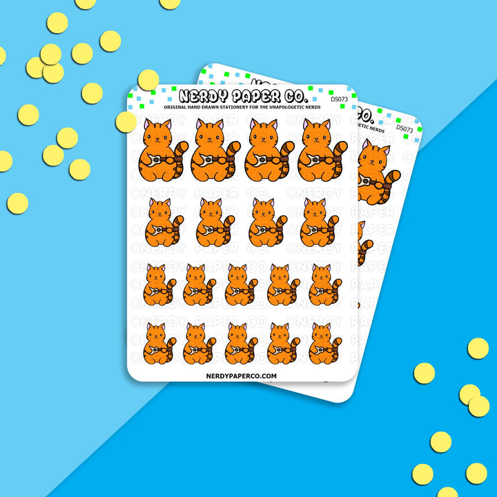 UKULELE SUKI - Hand Drawn Planner Stickers - DS073