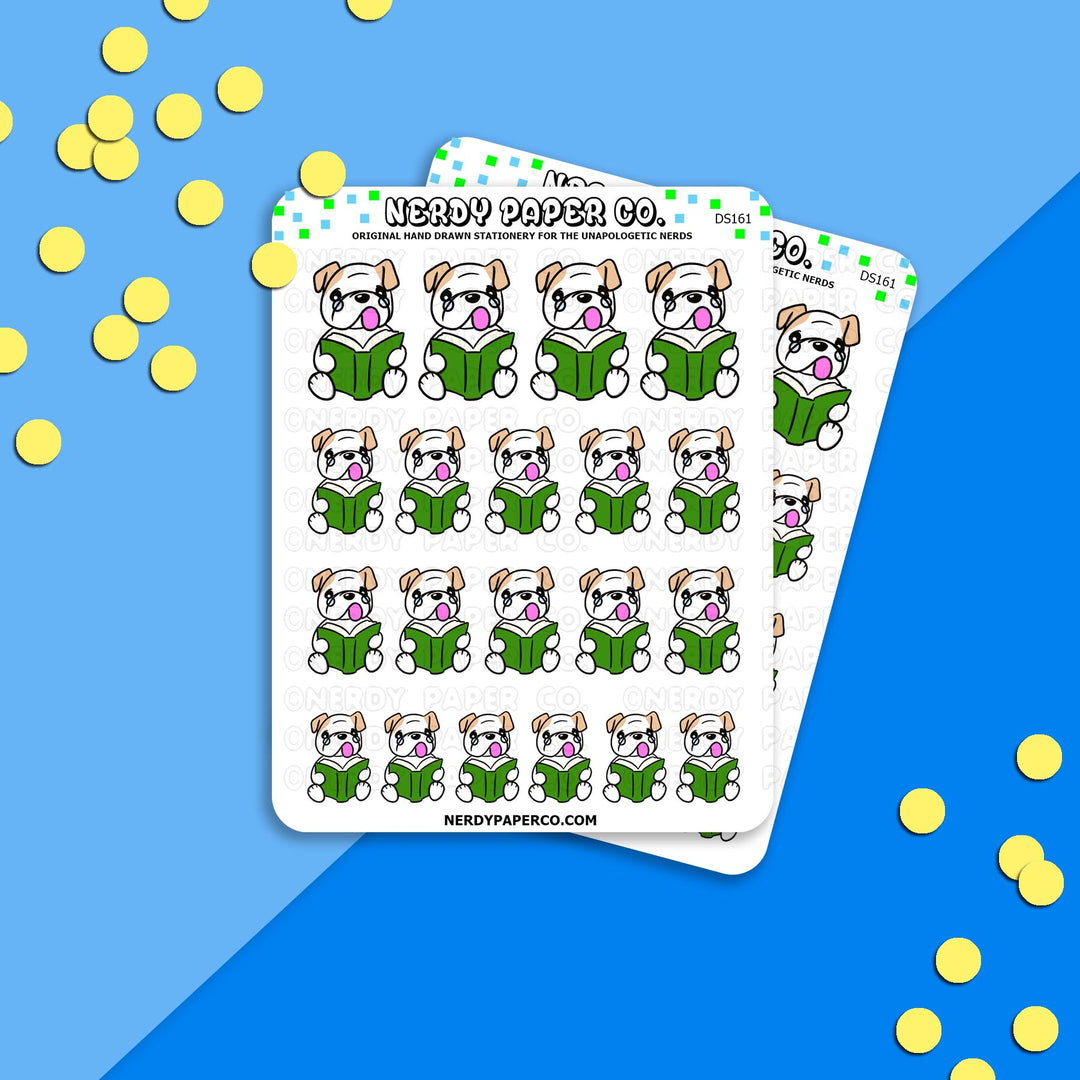 THEO READS - Hand Drawn Planner Stickers -DS161
