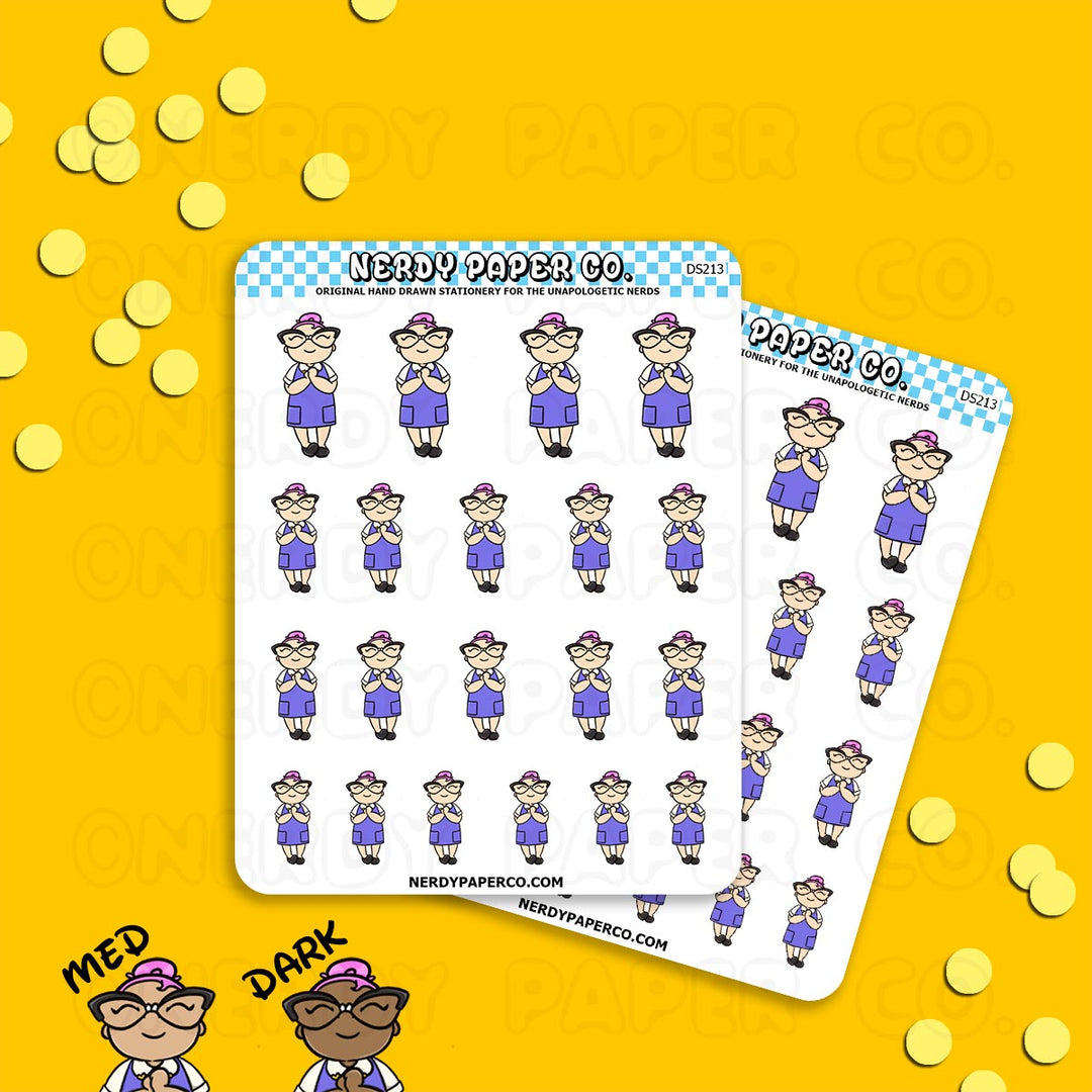 JOYFUL SUZY - Hand Drawn Planner Stickers - Deco - DS213